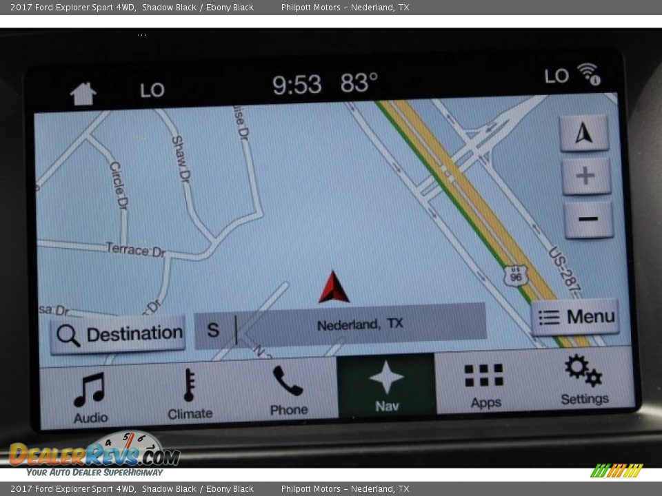 2017 Ford Explorer Sport 4WD Shadow Black / Ebony Black Photo #13