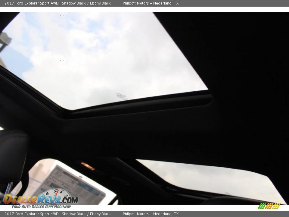 2017 Ford Explorer Sport 4WD Shadow Black / Ebony Black Photo #22