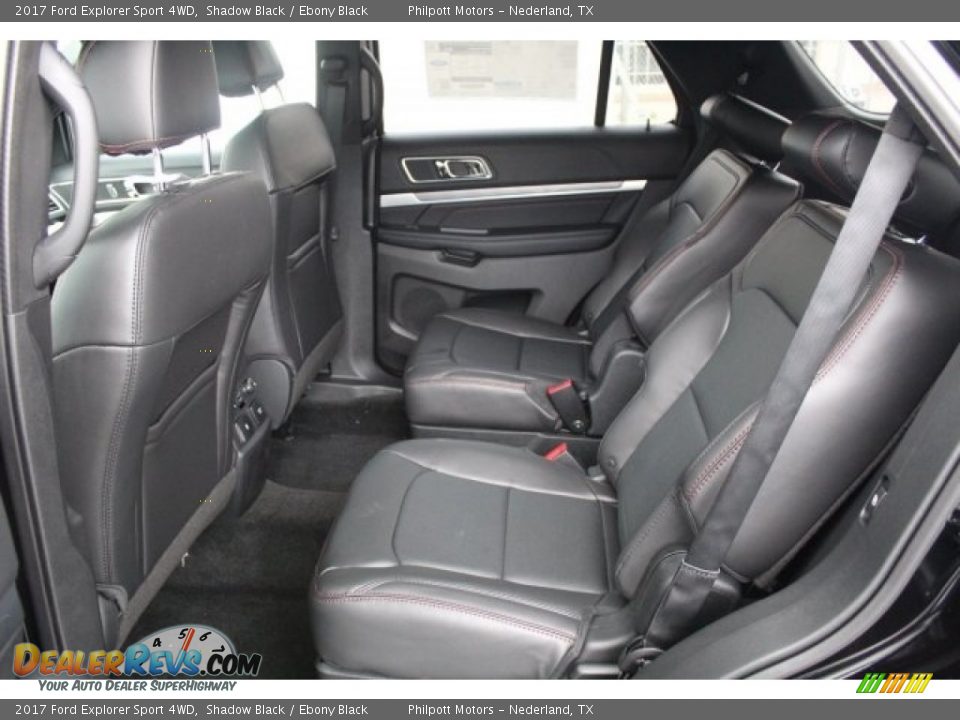 2017 Ford Explorer Sport 4WD Shadow Black / Ebony Black Photo #24