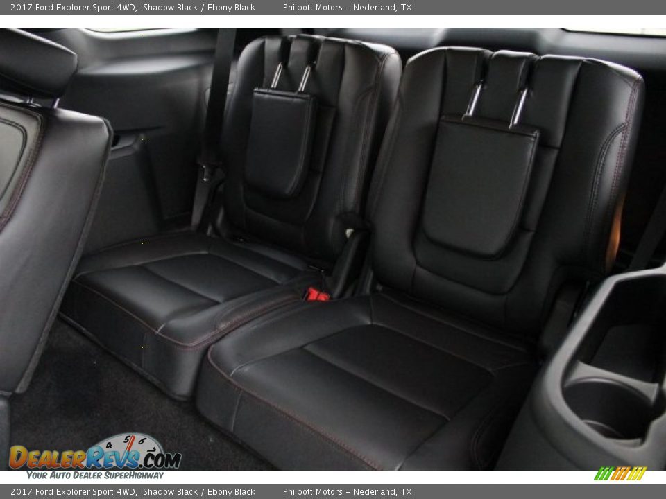 2017 Ford Explorer Sport 4WD Shadow Black / Ebony Black Photo #25