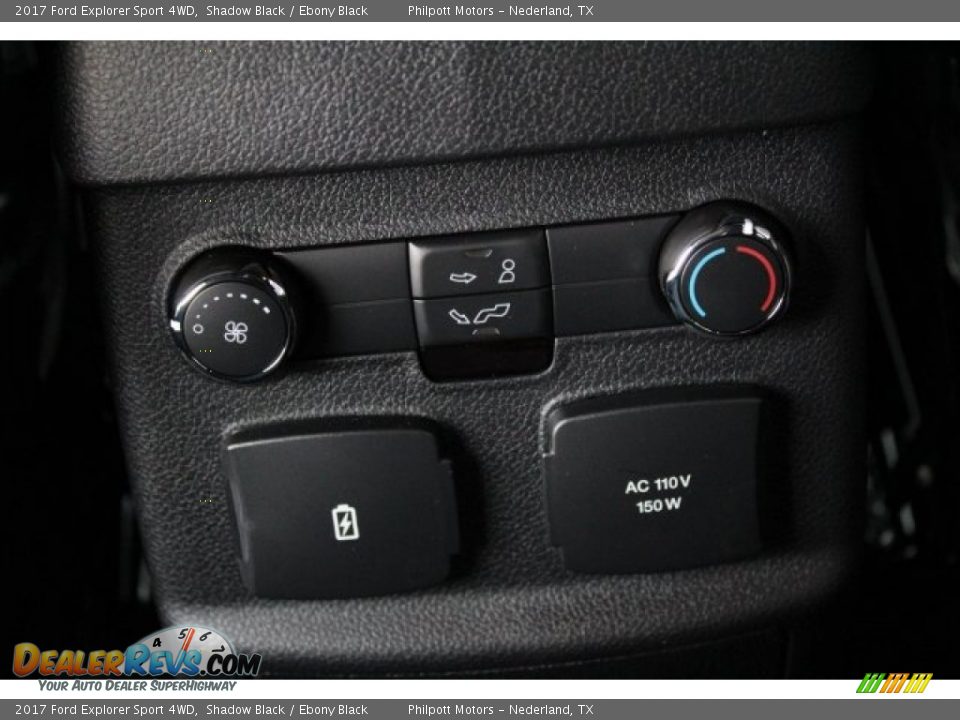 2017 Ford Explorer Sport 4WD Shadow Black / Ebony Black Photo #26