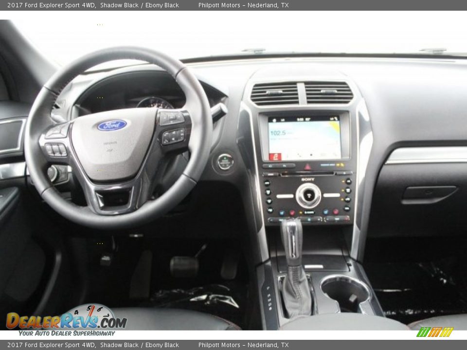 2017 Ford Explorer Sport 4WD Shadow Black / Ebony Black Photo #27