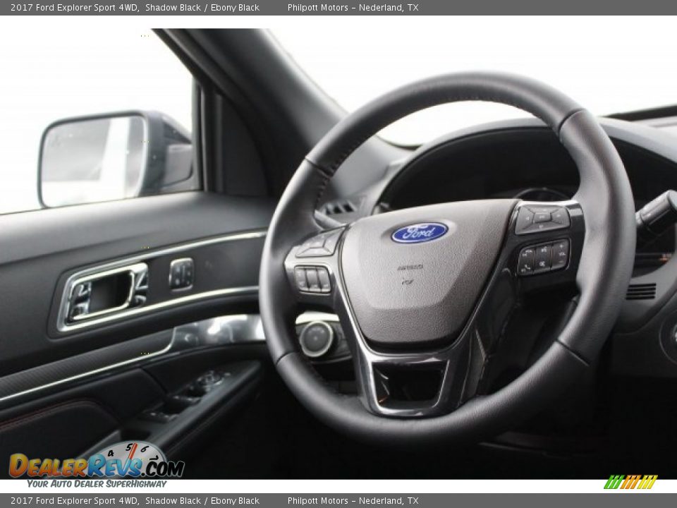 2017 Ford Explorer Sport 4WD Shadow Black / Ebony Black Photo #28