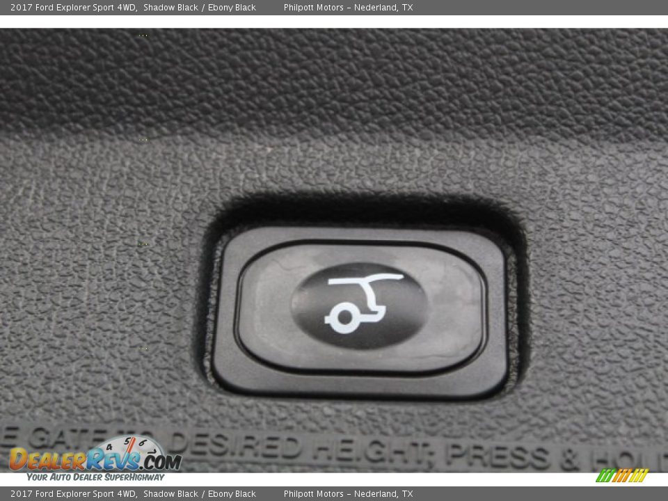 2017 Ford Explorer Sport 4WD Shadow Black / Ebony Black Photo #30