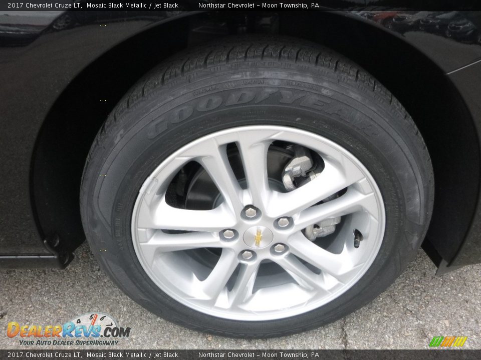 2017 Chevrolet Cruze LT Mosaic Black Metallic / Jet Black Photo #9