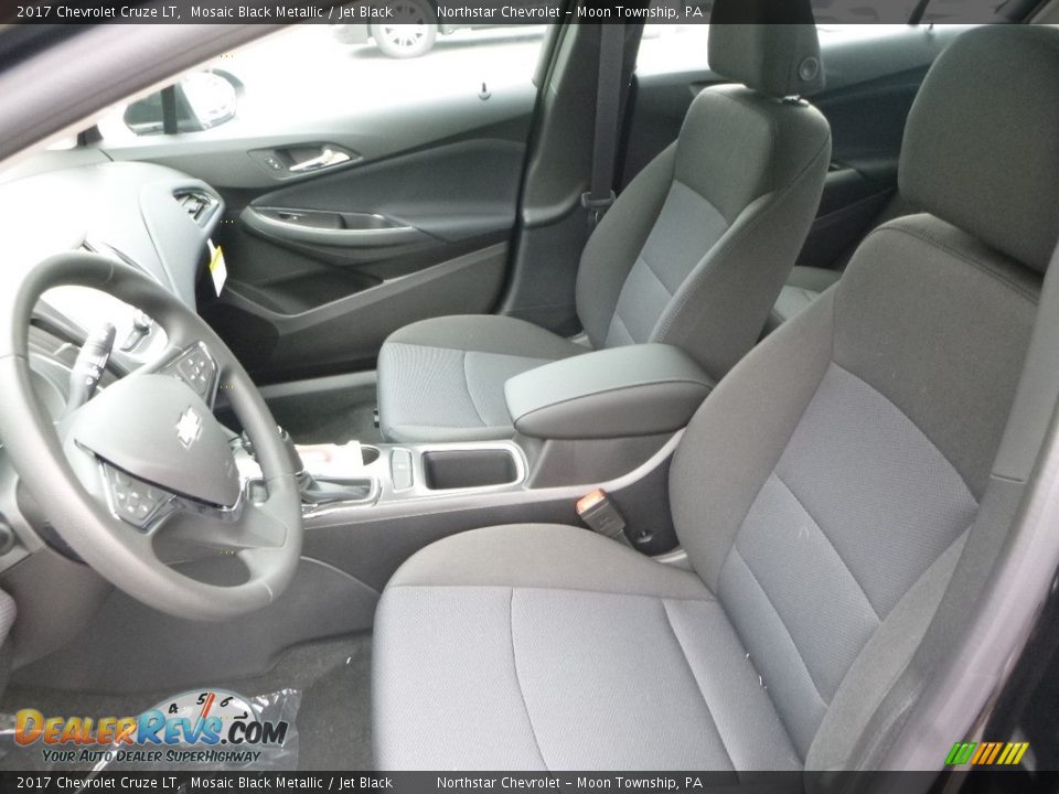 2017 Chevrolet Cruze LT Mosaic Black Metallic / Jet Black Photo #16