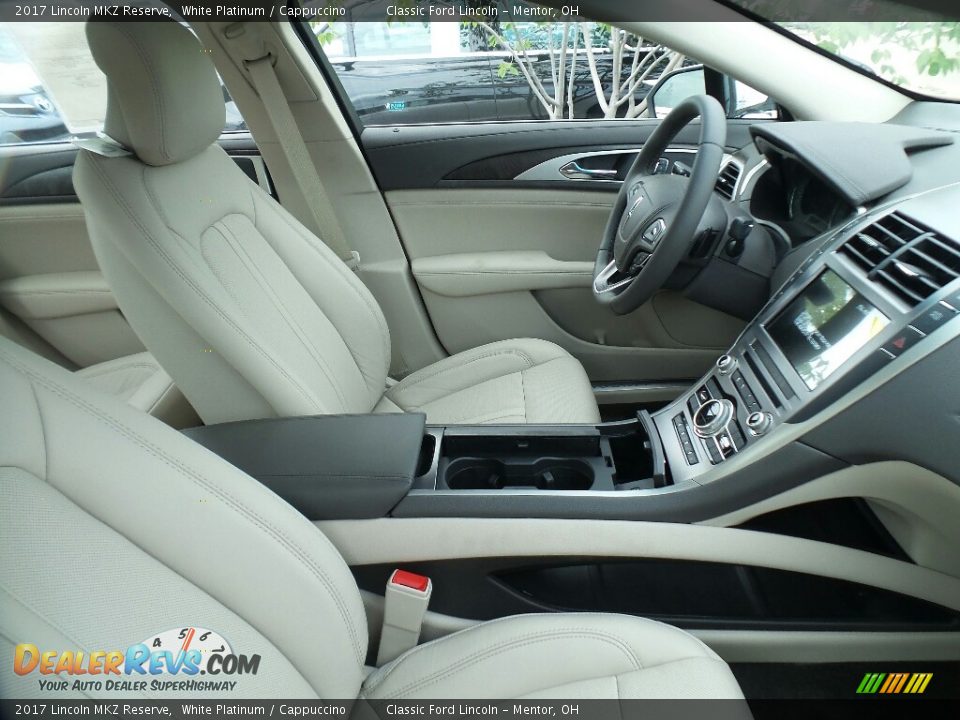 2017 Lincoln MKZ Reserve White Platinum / Cappuccino Photo #5