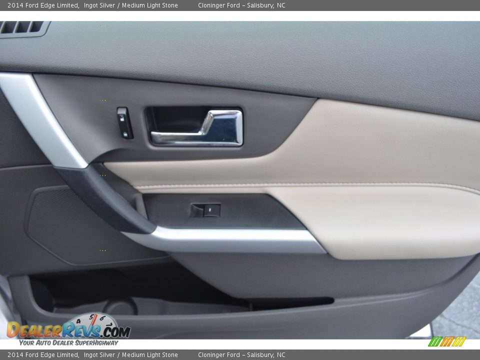 2014 Ford Edge Limited Ingot Silver / Medium Light Stone Photo #16