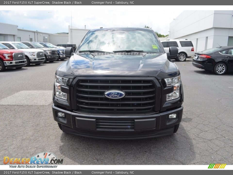2017 Ford F150 XLT SuperCrew Shadow Black / Black Photo #4