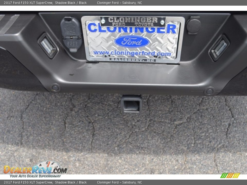 2017 Ford F150 XLT SuperCrew Shadow Black / Black Photo #5