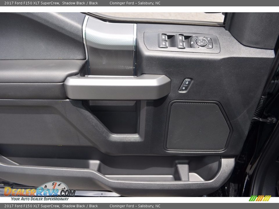 2017 Ford F150 XLT SuperCrew Shadow Black / Black Photo #7