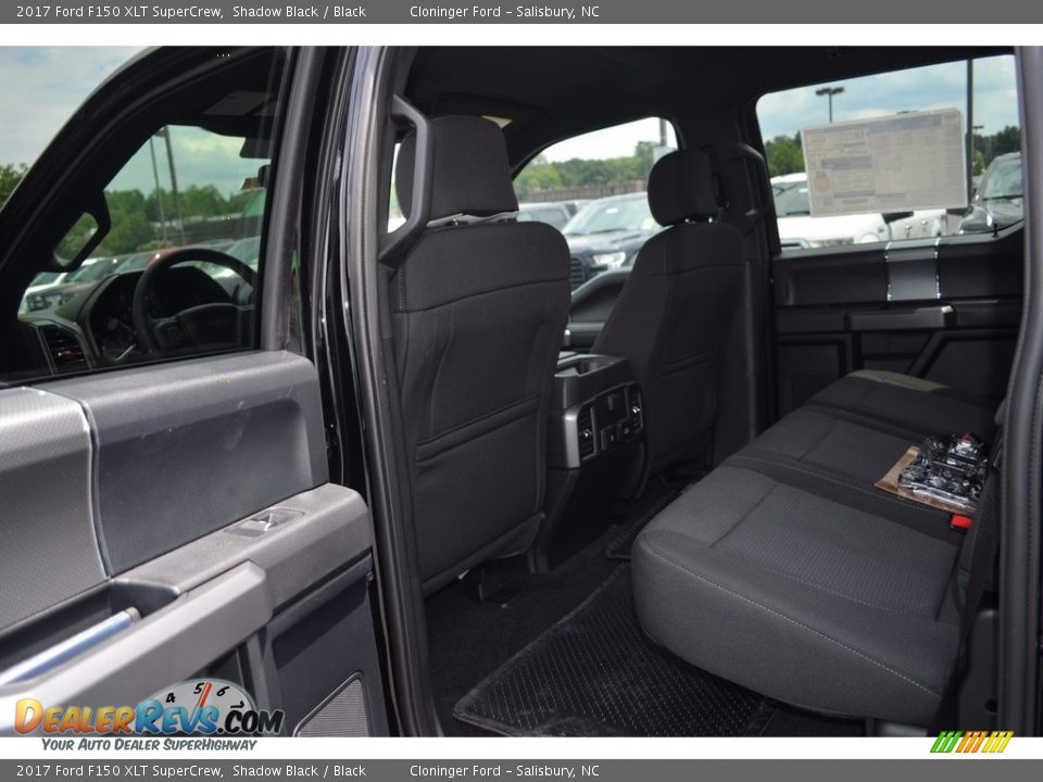 2017 Ford F150 XLT SuperCrew Shadow Black / Black Photo #10