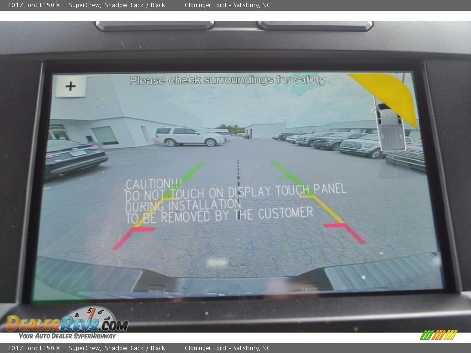 2017 Ford F150 XLT SuperCrew Shadow Black / Black Photo #15