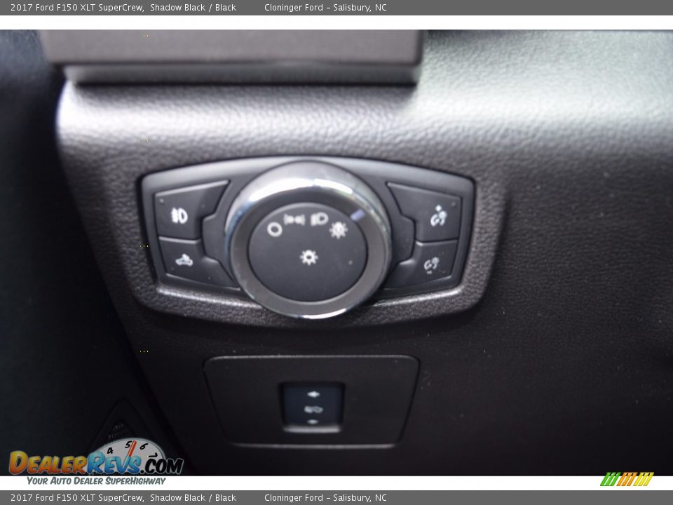 2017 Ford F150 XLT SuperCrew Shadow Black / Black Photo #20
