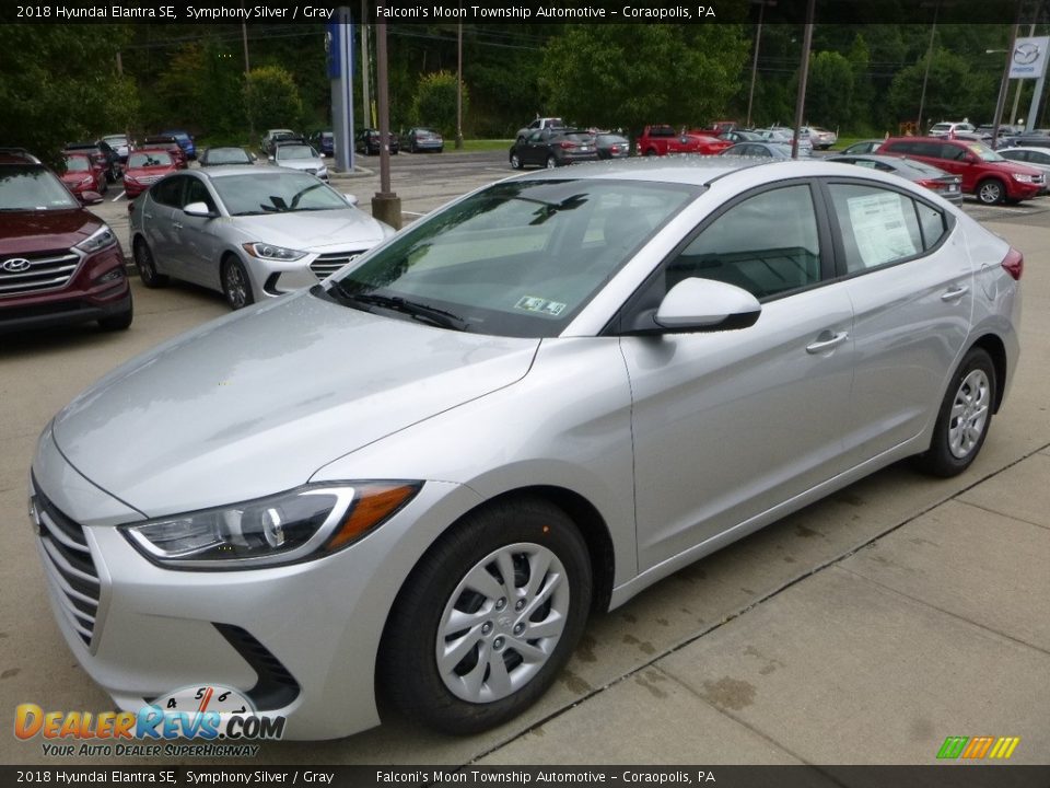 2018 Hyundai Elantra SE Symphony Silver / Gray Photo #5