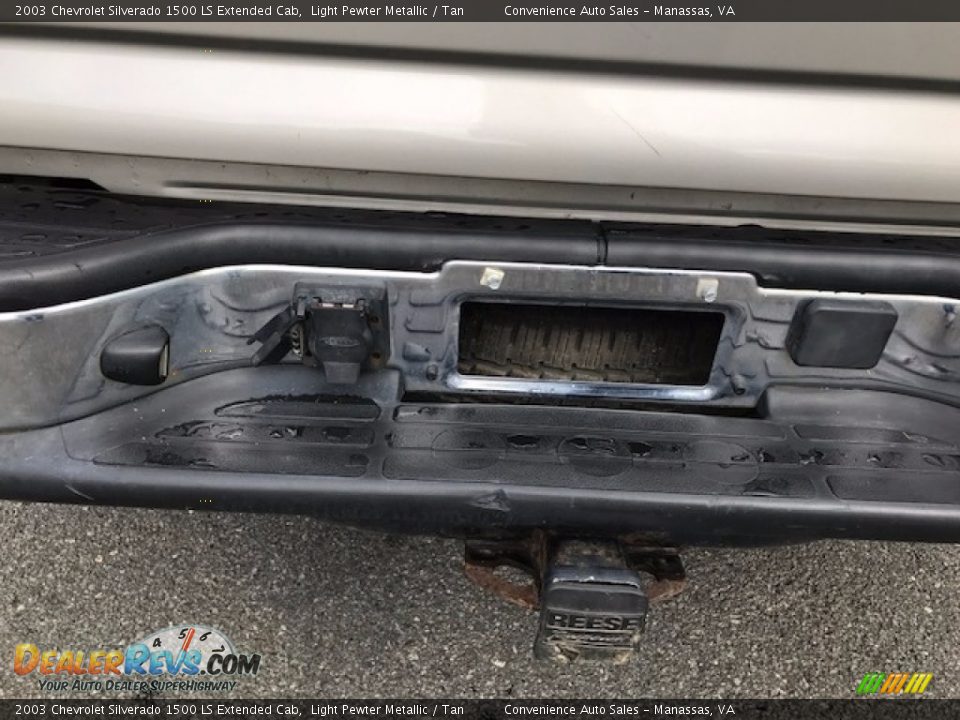 2003 Chevrolet Silverado 1500 LS Extended Cab Light Pewter Metallic / Tan Photo #9