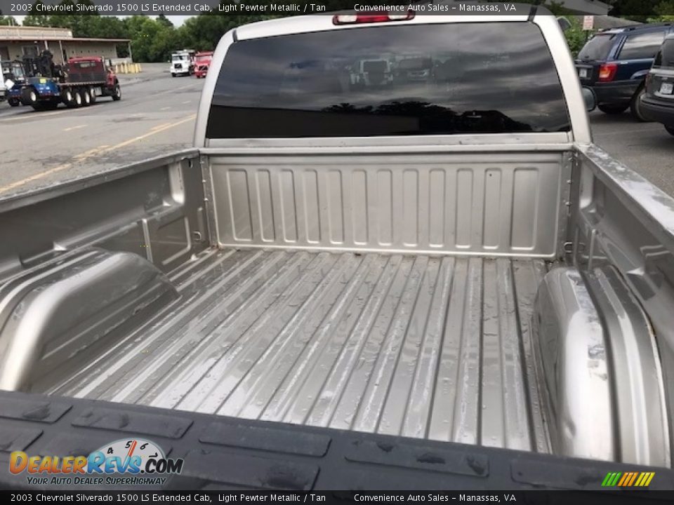 2003 Chevrolet Silverado 1500 LS Extended Cab Light Pewter Metallic / Tan Photo #10