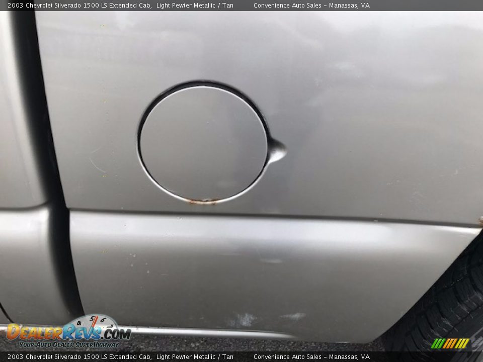 2003 Chevrolet Silverado 1500 LS Extended Cab Light Pewter Metallic / Tan Photo #20