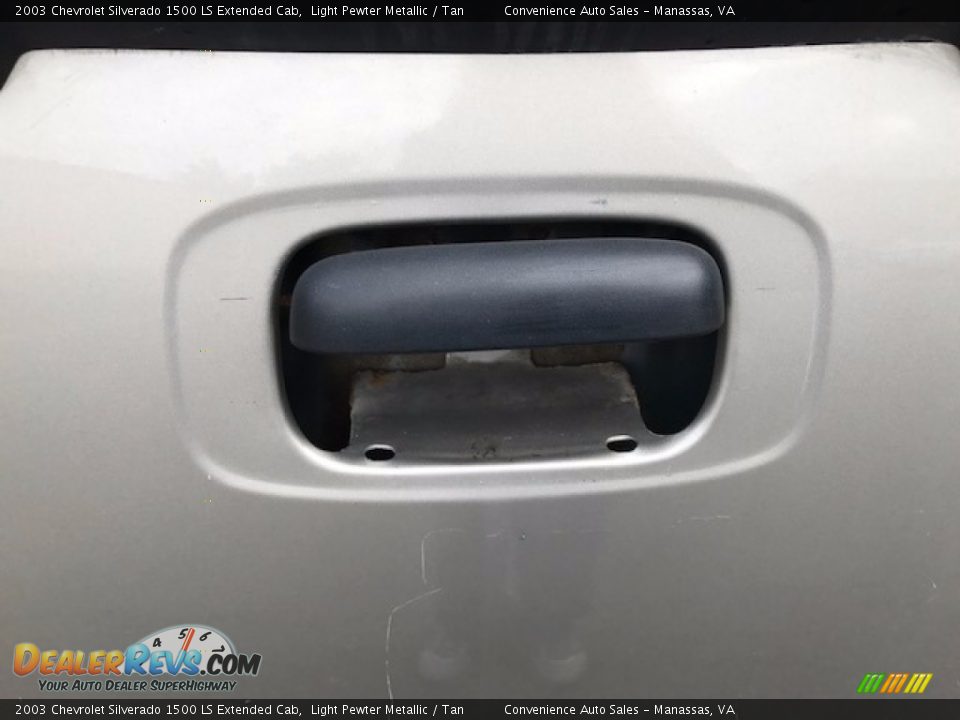2003 Chevrolet Silverado 1500 LS Extended Cab Light Pewter Metallic / Tan Photo #22