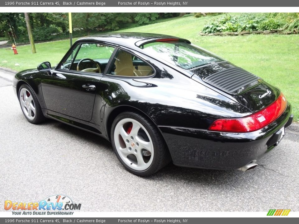 1996 Porsche 911 Carrera 4S Black / Cashmere Beige Photo #4