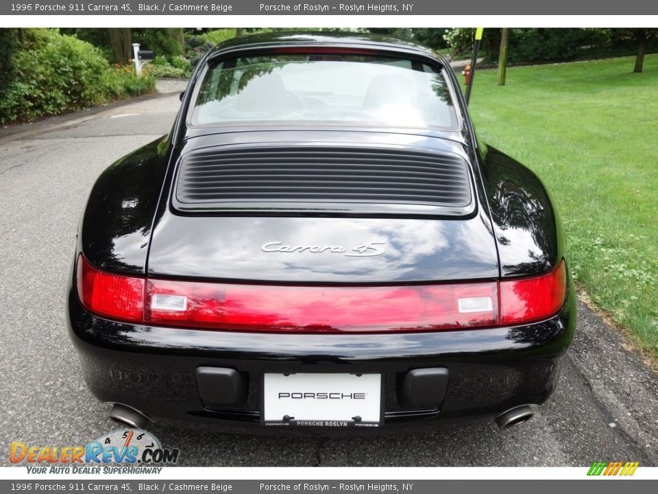 1996 Porsche 911 Carrera 4S Black / Cashmere Beige Photo #5