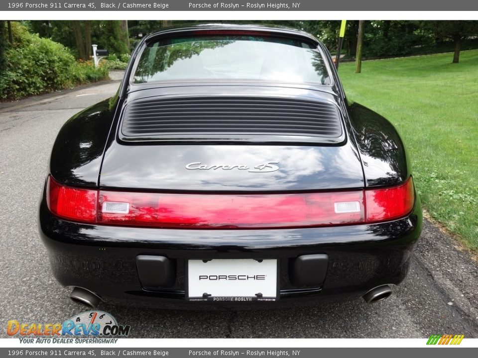 1996 Porsche 911 Carrera 4S Black / Cashmere Beige Photo #10