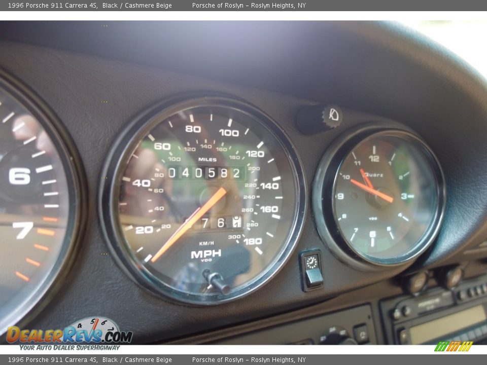 1996 Porsche 911 Carrera 4S Gauges Photo #20