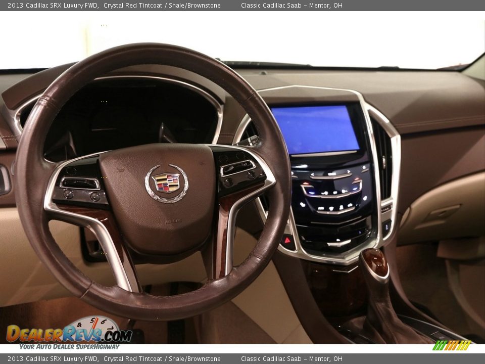 2013 Cadillac SRX Luxury FWD Crystal Red Tintcoat / Shale/Brownstone Photo #5