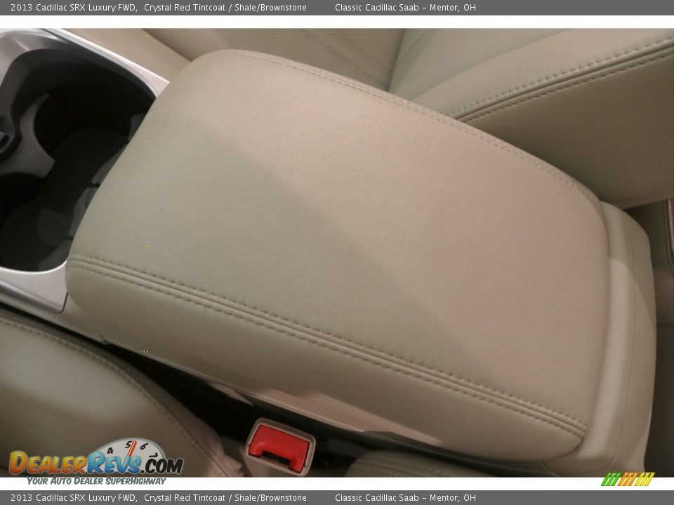 2013 Cadillac SRX Luxury FWD Crystal Red Tintcoat / Shale/Brownstone Photo #14