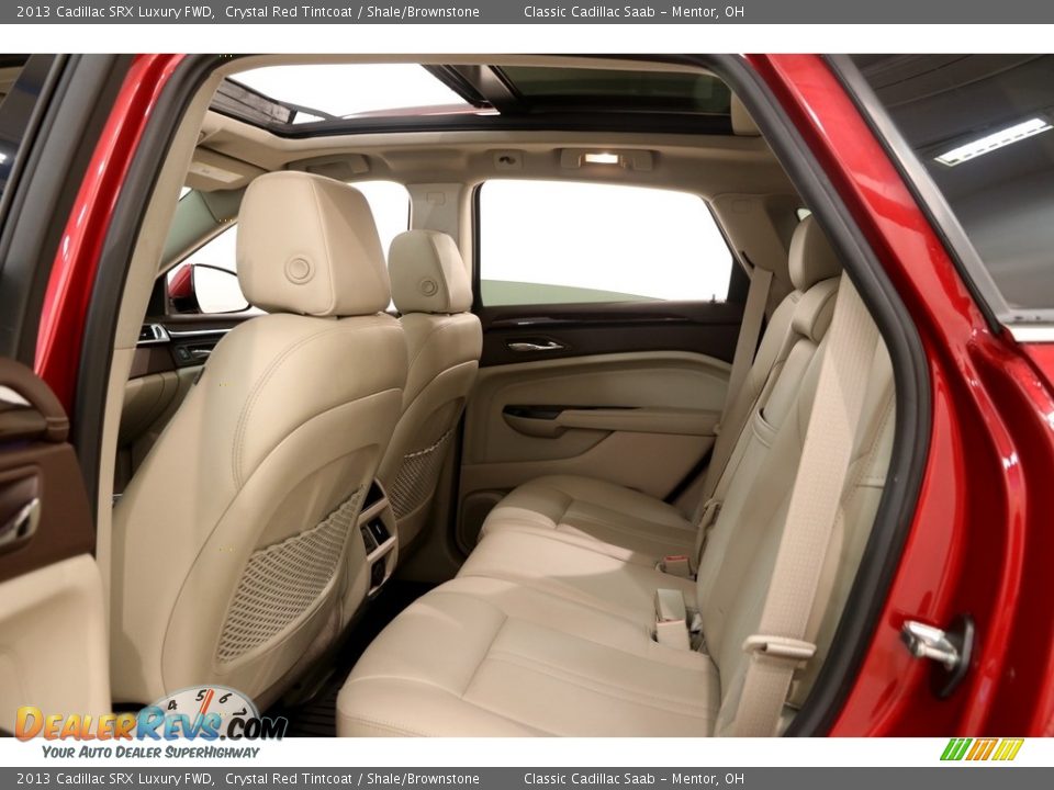 2013 Cadillac SRX Luxury FWD Crystal Red Tintcoat / Shale/Brownstone Photo #18