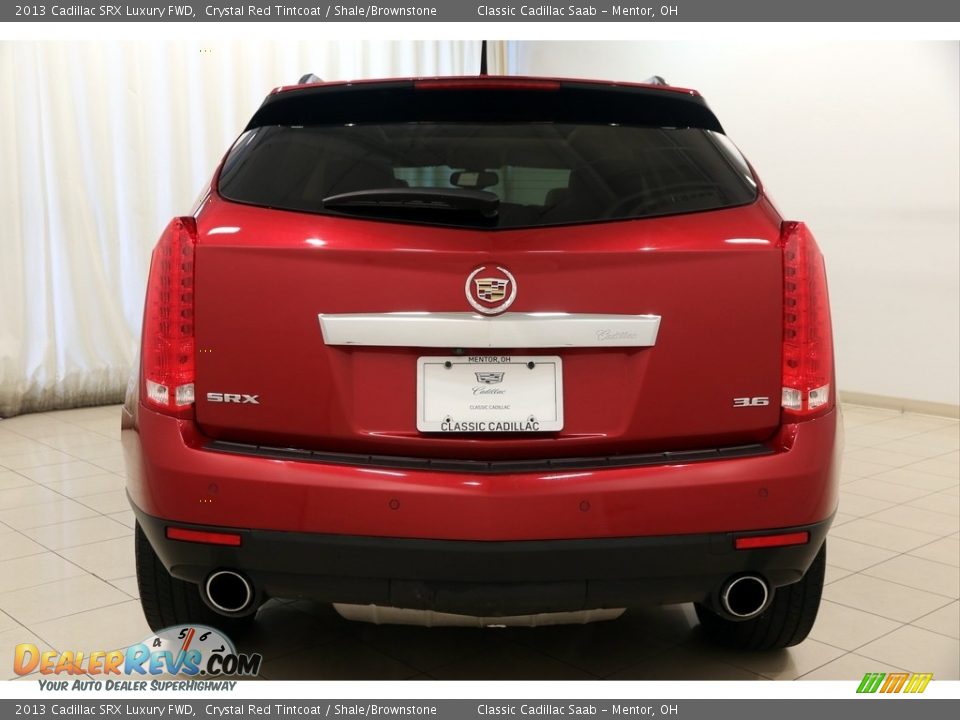 2013 Cadillac SRX Luxury FWD Crystal Red Tintcoat / Shale/Brownstone Photo #21