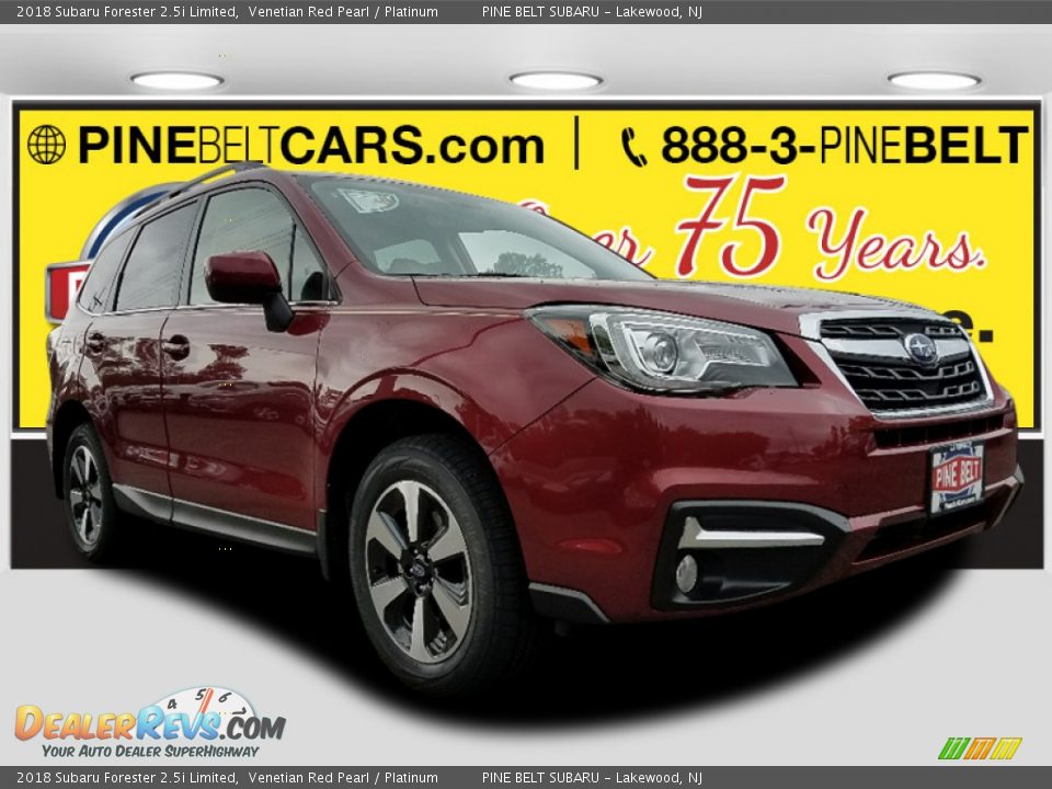 2018 Subaru Forester 2.5i Limited Venetian Red Pearl / Platinum Photo #1