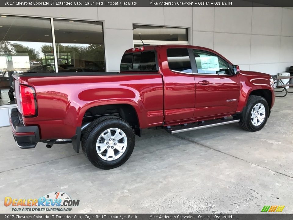 2017 Chevrolet Colorado LT Extended Cab Cajun Red Tintcoat / Jet Black Photo #9