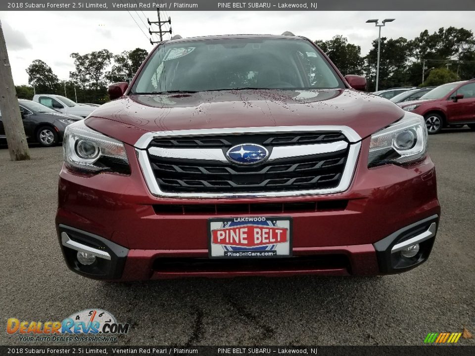 2018 Subaru Forester 2.5i Limited Venetian Red Pearl / Platinum Photo #2