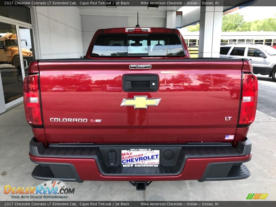 2017 Chevrolet Colorado LT Extended Cab Cajun Red Tintcoat / Jet Black Photo #10
