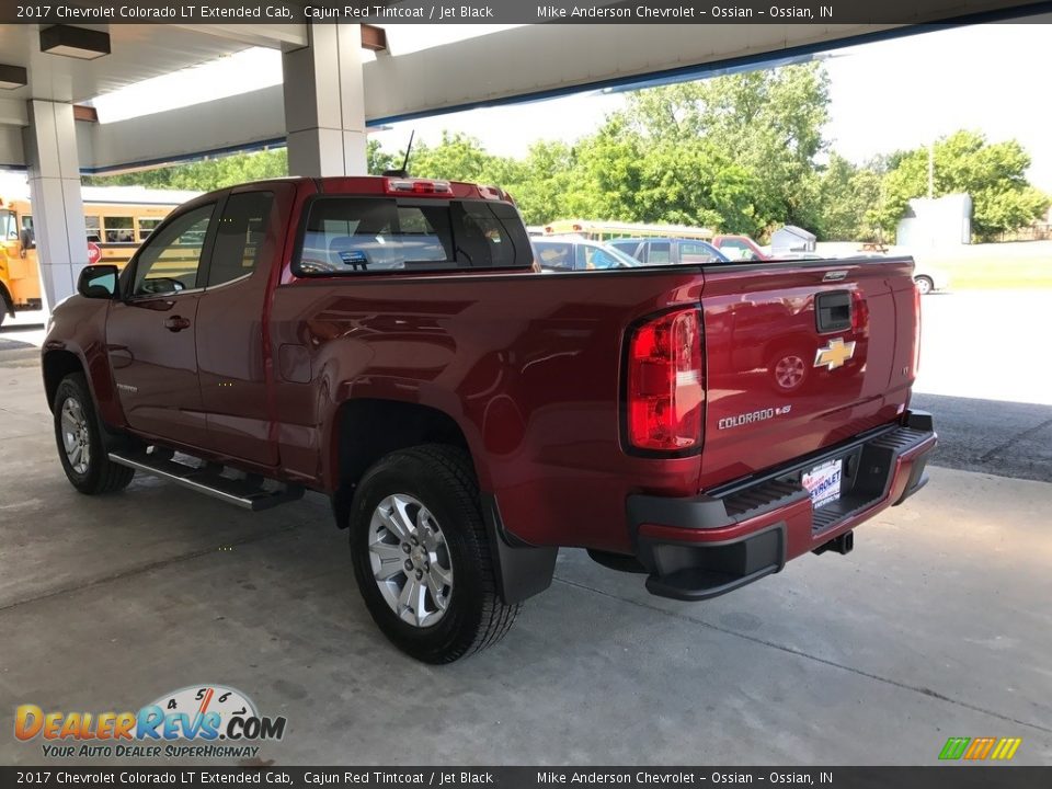 2017 Chevrolet Colorado LT Extended Cab Cajun Red Tintcoat / Jet Black Photo #12