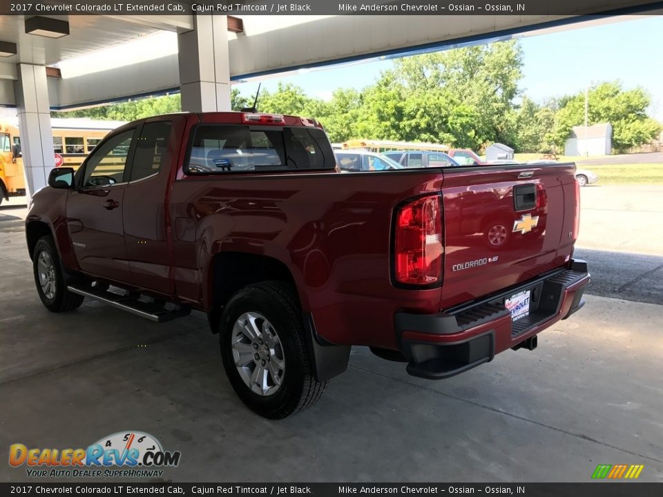 2017 Chevrolet Colorado LT Extended Cab Cajun Red Tintcoat / Jet Black Photo #13