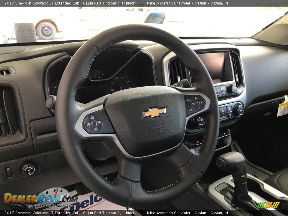 2017 Chevrolet Colorado LT Extended Cab Cajun Red Tintcoat / Jet Black Photo #15