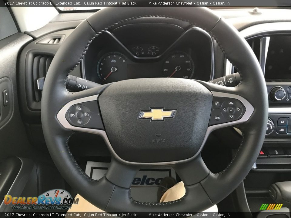 2017 Chevrolet Colorado LT Extended Cab Cajun Red Tintcoat / Jet Black Photo #19
