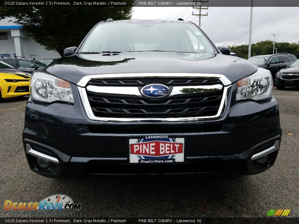 2018 Subaru Forester 2.5i Premium Dark Gray Metallic / Platinum Photo #2