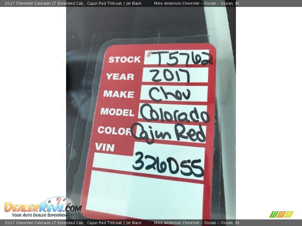2017 Chevrolet Colorado LT Extended Cab Cajun Red Tintcoat / Jet Black Photo #22