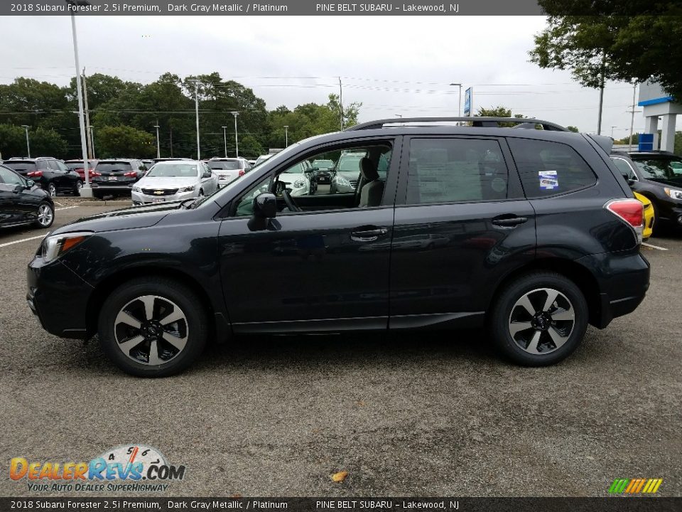 2018 Subaru Forester 2.5i Premium Dark Gray Metallic / Platinum Photo #3