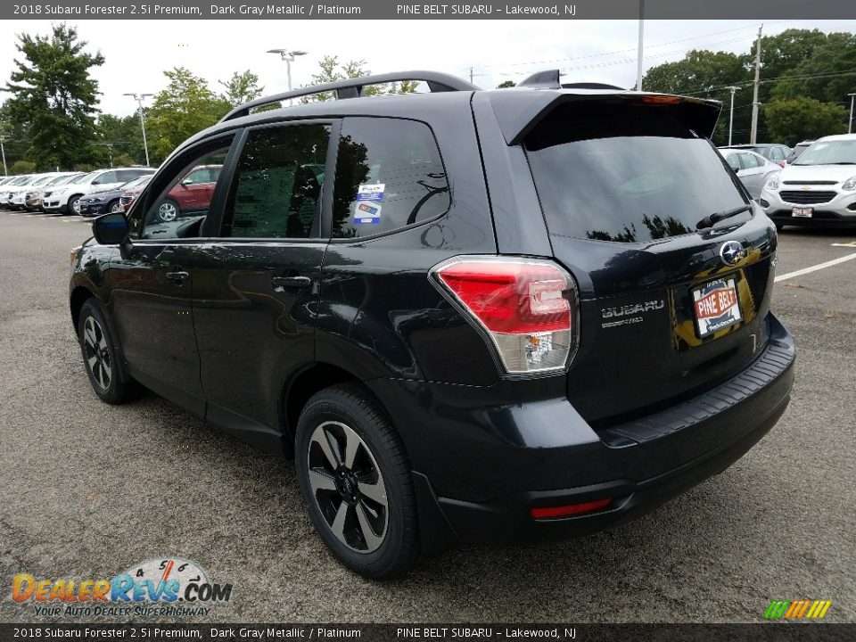 2018 Subaru Forester 2.5i Premium Dark Gray Metallic / Platinum Photo #4