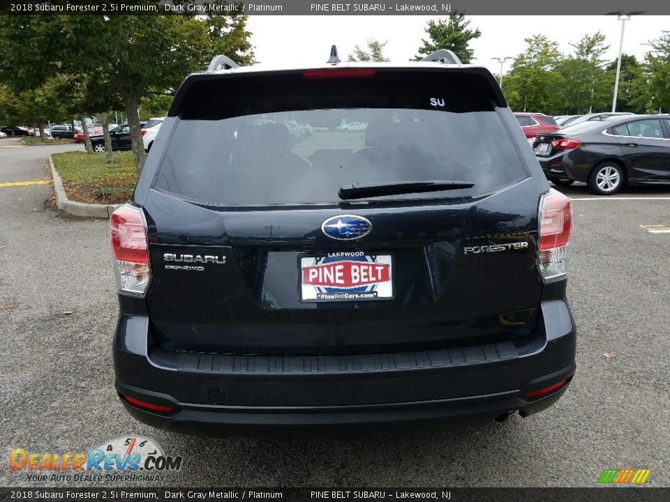 2018 Subaru Forester 2.5i Premium Dark Gray Metallic / Platinum Photo #5