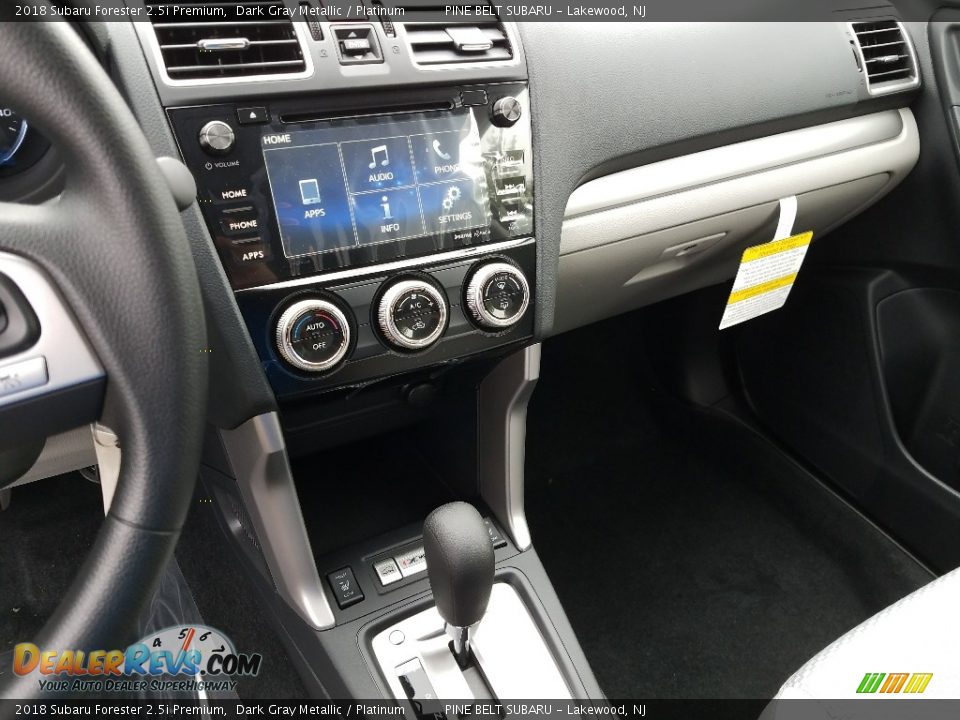 2018 Subaru Forester 2.5i Premium Dark Gray Metallic / Platinum Photo #10