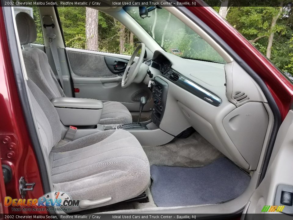 2002 Chevrolet Malibu Sedan Redfire Metallic / Gray Photo #11