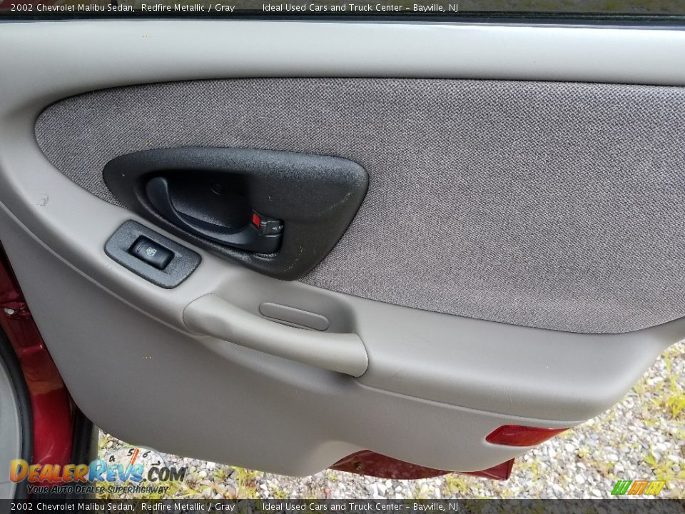 2002 Chevrolet Malibu Sedan Redfire Metallic / Gray Photo #12