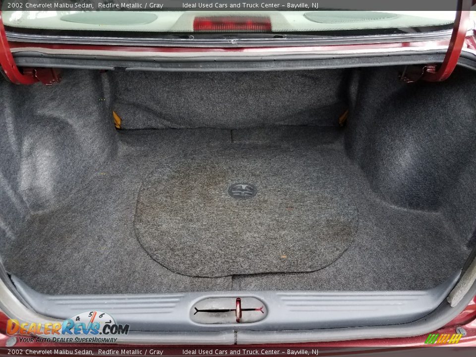 2002 Chevrolet Malibu Sedan Redfire Metallic / Gray Photo #15