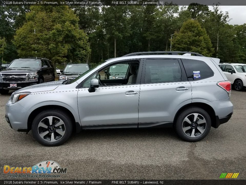 2018 Subaru Forester 2.5i Premium Ice Silver Metallic / Platinum Photo #3