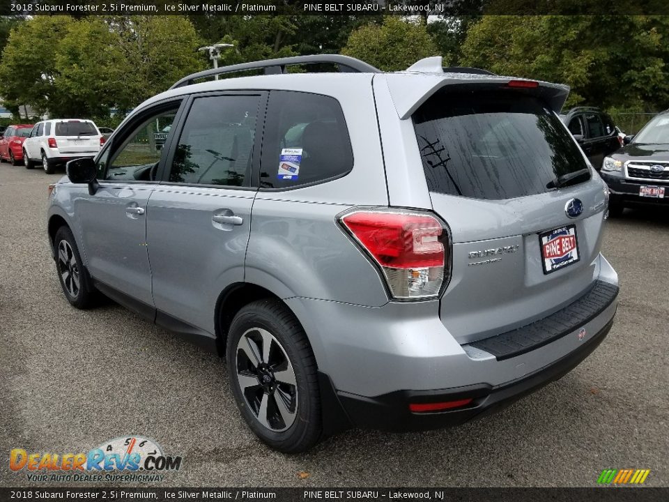 2018 Subaru Forester 2.5i Premium Ice Silver Metallic / Platinum Photo #4